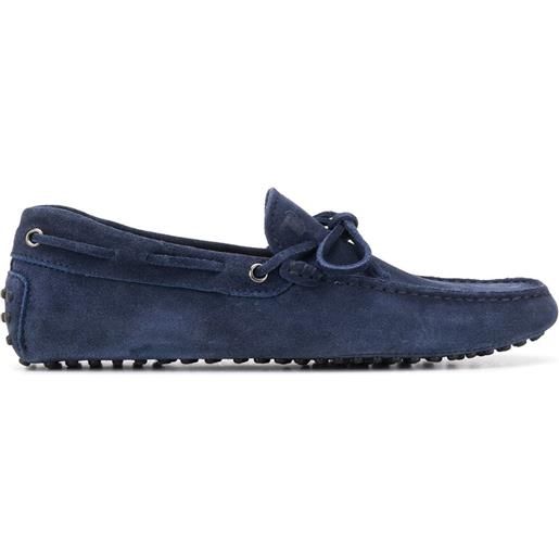 Tod's mocassini con fiocco - blu