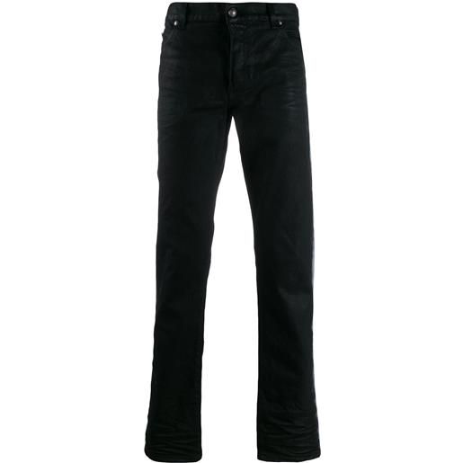 Balmain jeans con banda laterale - nero