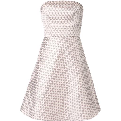 Bambah vestito corto con motivo geometrico - viola