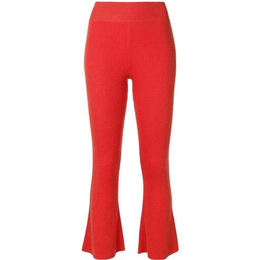 Cashmere In Love pantaloni a coste tilly - giallo
