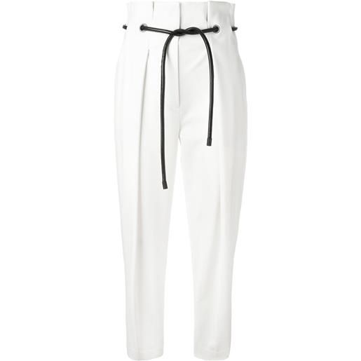 3.1 Phillip Lim pantaloni con piega - bianco
