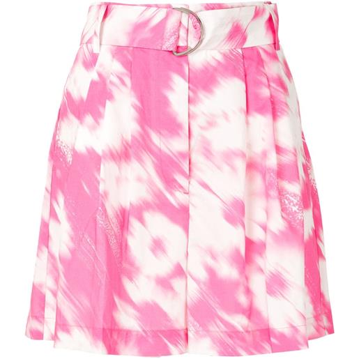 MSGM shorts con stampa - rosa