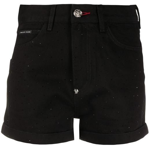 Philipp Plein shorts con decorazione - nero