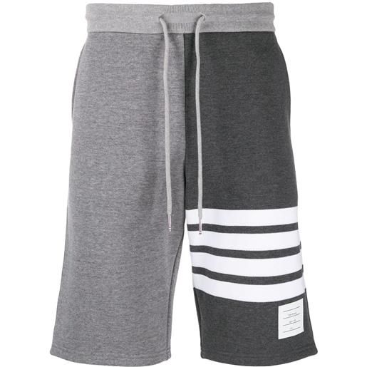 Thom Browne shorts sportivi - grigio