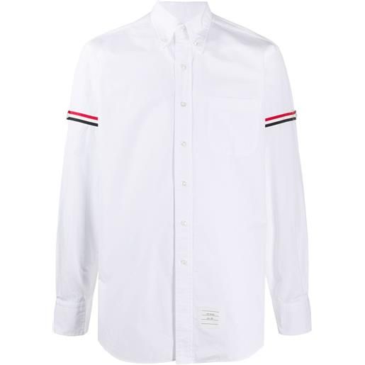 Thom Browne camicia rwb a righe - bianco