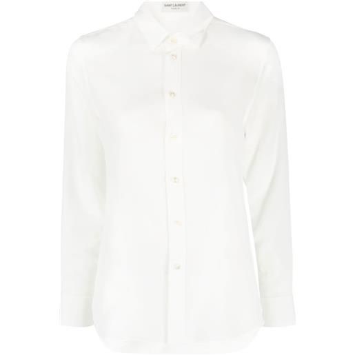 Saint Laurent camicia con colletto classico - bianco