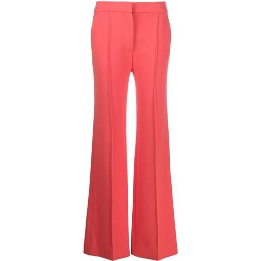 Victoria Victoria Beckham pantaloni svasati a vita alta - arancione