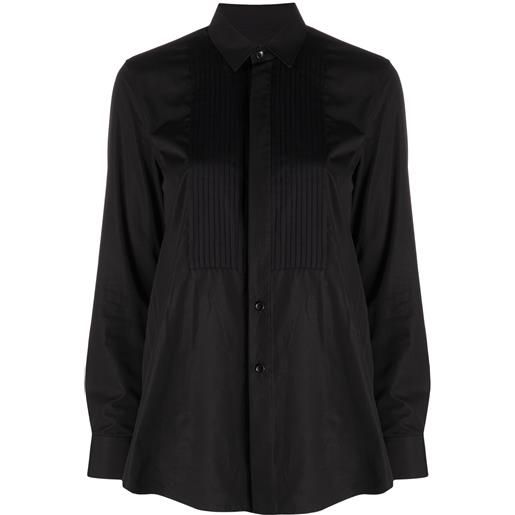 Saint Laurent camicia con decorazione - nero