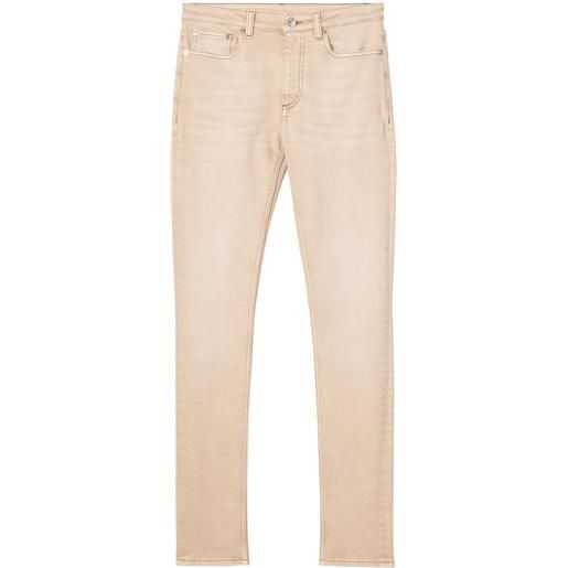 Burberry jeans skinny con applicazione - toni neutri