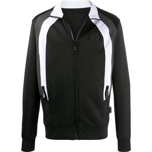Philipp Plein giacca sportiva con logo - nero