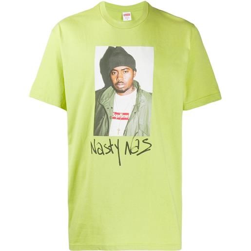 Supreme t-shirt nasty nas - verde
