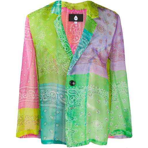DUOltd blazer con design color-block - rosa