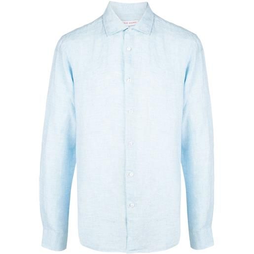 Orlebar Brown camicia giles - blu