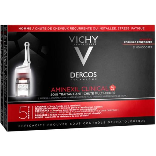 Vichy dercos aminexil trattamento anticaduta uomo 21 fiale da 6 ml