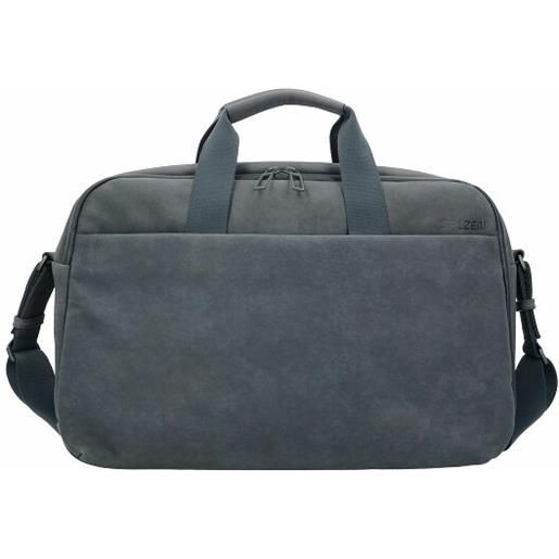 Salzen workbag ventiquattrore pelle 44 cm scomparto laptop grigio