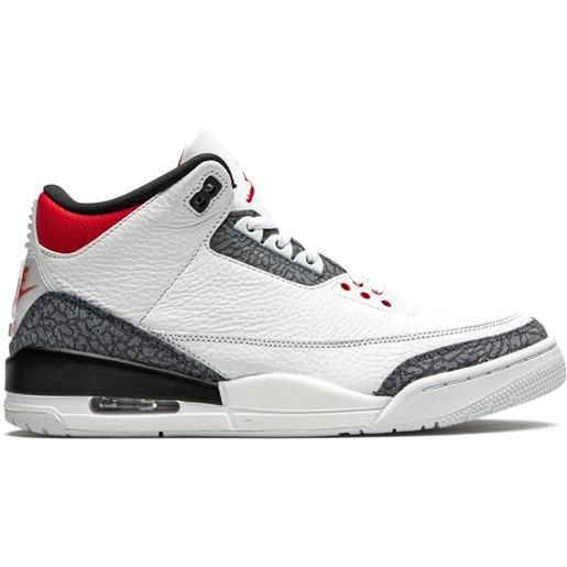 Jordan sneakers air Jordan 3 se "fire red denim" - bianco