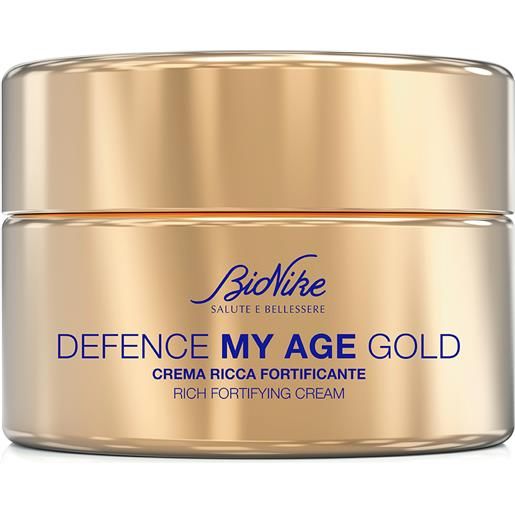 I.C.I.M. (BIONIKE) INTERNATION bionike defence my age gold crema ricca - crema giorno fortificante antietà - 50 ml