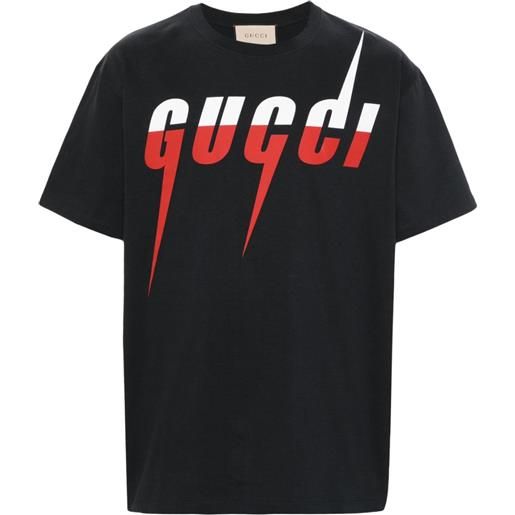 Gucci t-shirt con stampa Gucci blade - nero