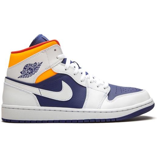Jordan sneakers air Jordan 1 mid royal blue/laser orange