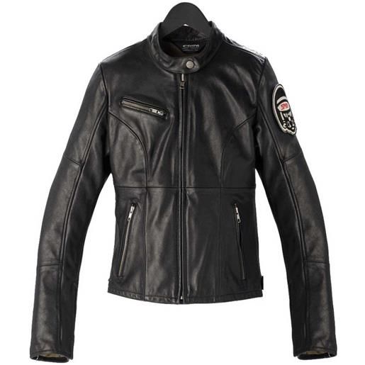 Spidi originals leather lady jacket nero 40 donna