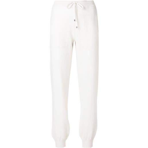 Barrie joggers in cashmere - bianco