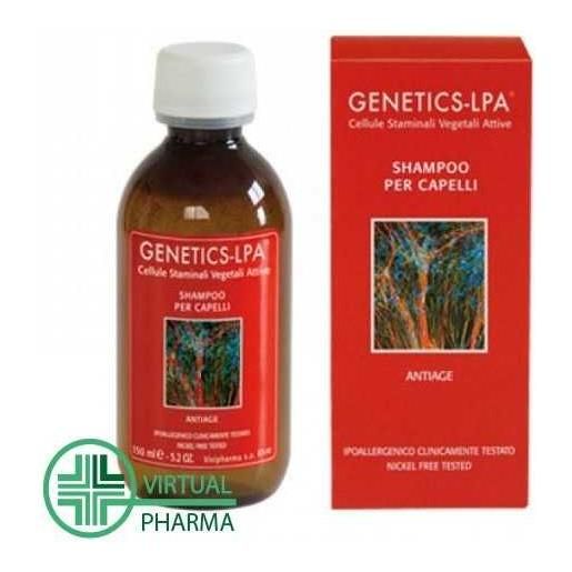 Genetics-Lpa vivipharma spa linea capelli genetics-lpa shampoo antiage rigenerante 150 ml