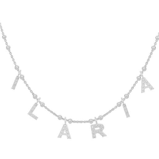 GioiaPura collana donna gioiello gioiapura nominum argento 925 nome ilaria gyxcaz0016-11