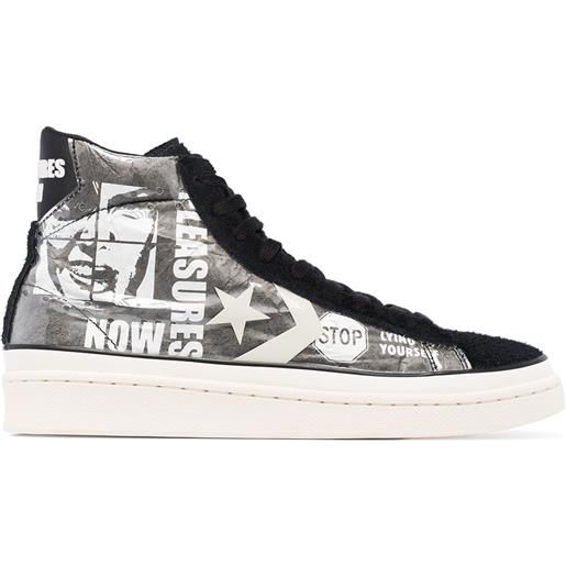 Converse sneakers alte pleasure pro - nero