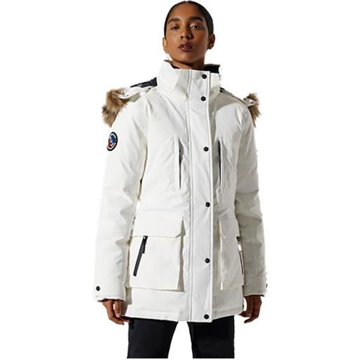 Superdry everest down snow jacket bianco s donna