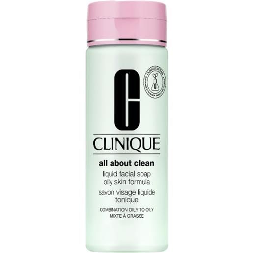 Clinique liquid facial soap oily skin formula - pelle tendenzialmente oleosa tipo 3 - 4 400 ml edizione limitata