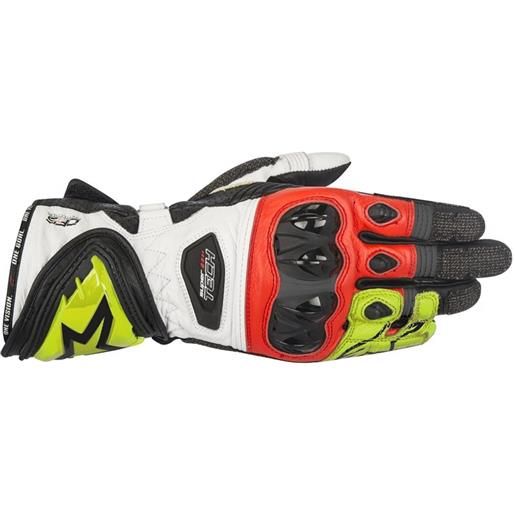 ALPINESTARS supertech glove - (black/yellow fluo/red)