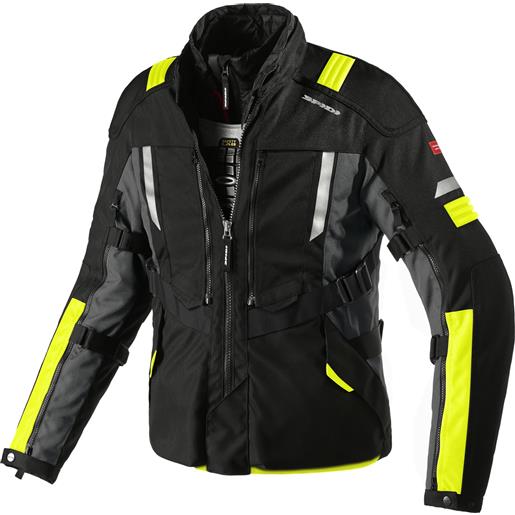 SPIDI modular h2out jacket - (nero/giallo)