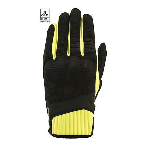 OJ lever guanti moto - (nero/giallo fluo)