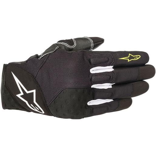ALPINESTARS crossland gloves - (black/yellow fluo)