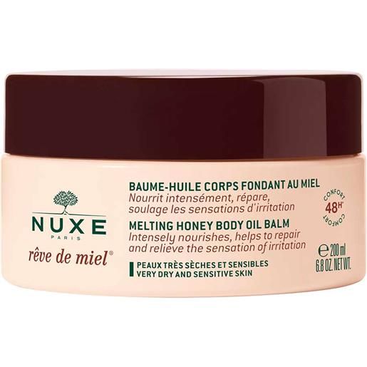 Nuxe reve de miel - balsamo olio corpo fondente al miele, 200ml