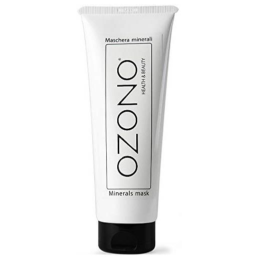 OZONO HEALTH & BEAUTY ozono h&b maschera viso ai minerali professionale - olio ozonizzato, argilla verde - antibatterica - antirughe - idratante - azione purificante nutriente - made in italy (100 ml)