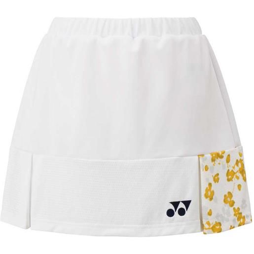 Yonex japan team skirt bianco s donna