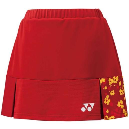 Yonex japan team skirt rosso xs donna