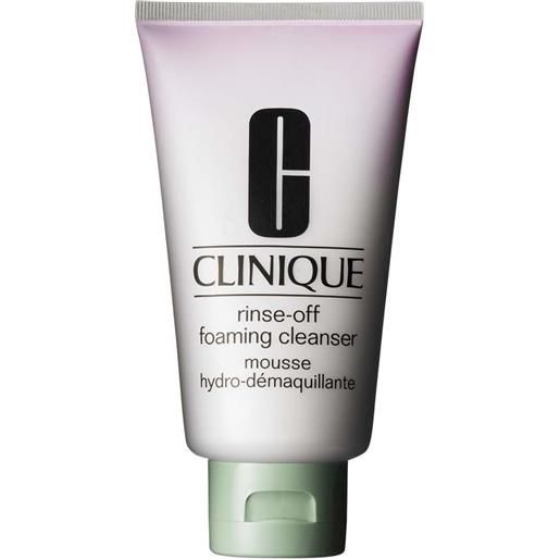 CLINIQUE rinse off-foaming cleanser - schiuma detergente per pelle da arida a normale (ti