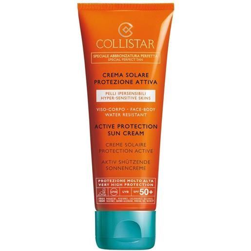 COLLISTAR crema solare protezione attiva pelli sensibili spf 50+ 100 ml