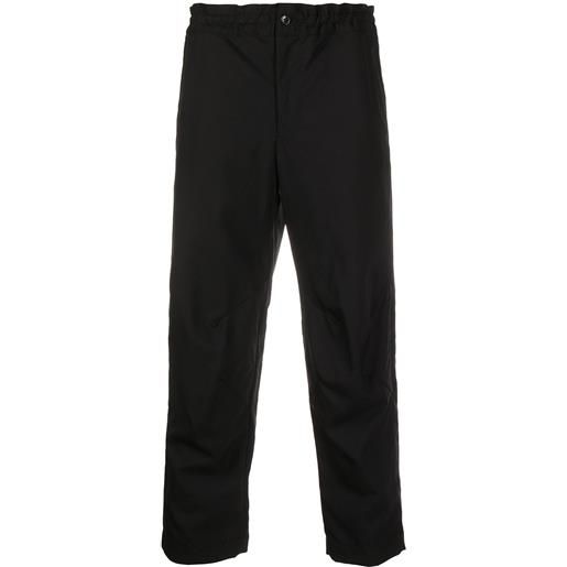Black Comme Des Garçons pantaloni crop - nero