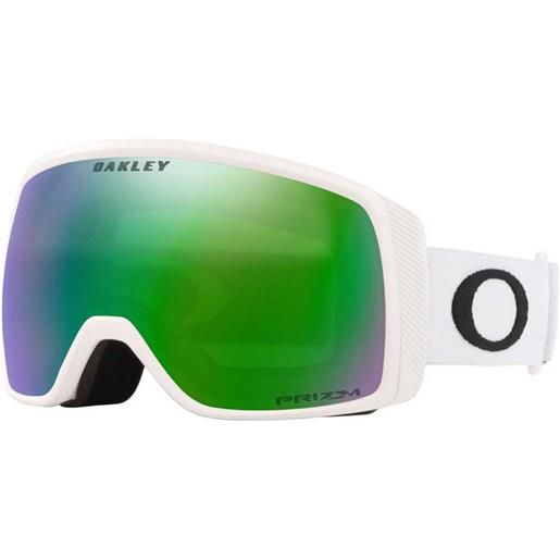 Oakley flight tracker xs prizm snow ski goggles bianco prizm iridium snow jade/cat3