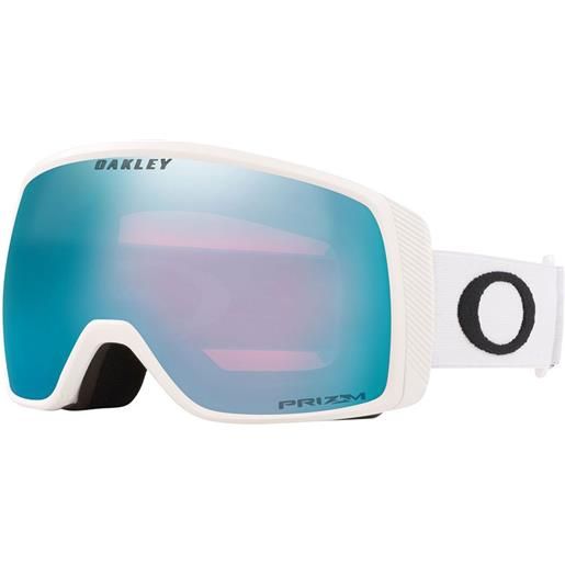 Oakley flight tracker xs prizm snow ski goggles bianco prizm iridium snow sapphire/cat3