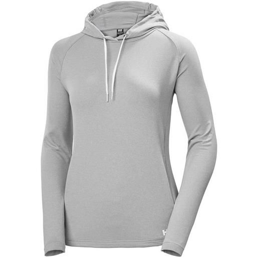 Helly Hansen verglas light hoodie grigio m donna