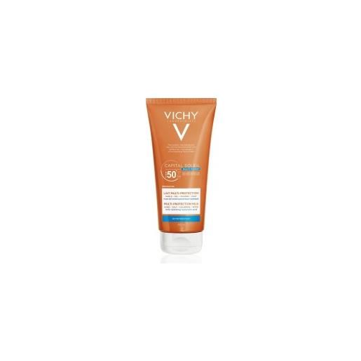 Vichy capital soleil beach latte protezione solare viso corpo spf50+ 200 ml