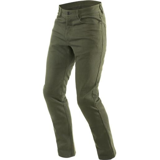 Dainese Outlet classic slim tex pants verde 29 uomo