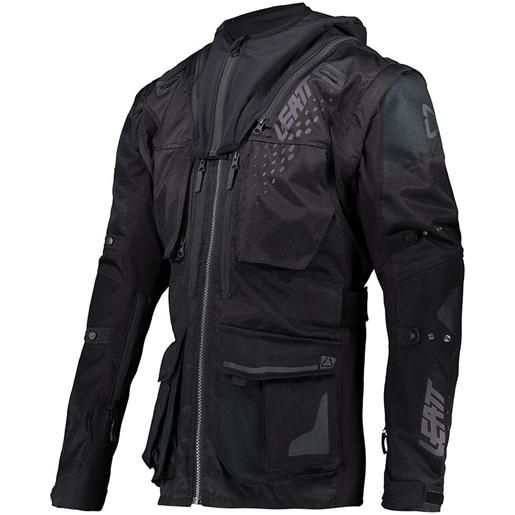 Leatt gpx moto 5.5 enduro hoodie jacket nero s uomo