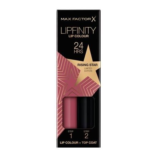 Max Factor lipfinity 24hrs lip colour rossetto a lunga tenuta 4.2 g tonalità 84 rising star