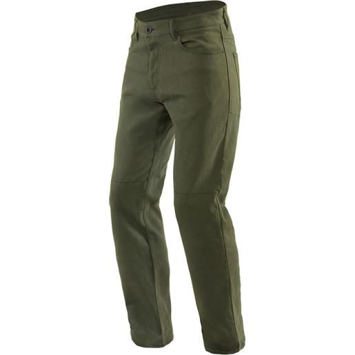 Dainese Outlet classic regular tex long pants verde 28 uomo