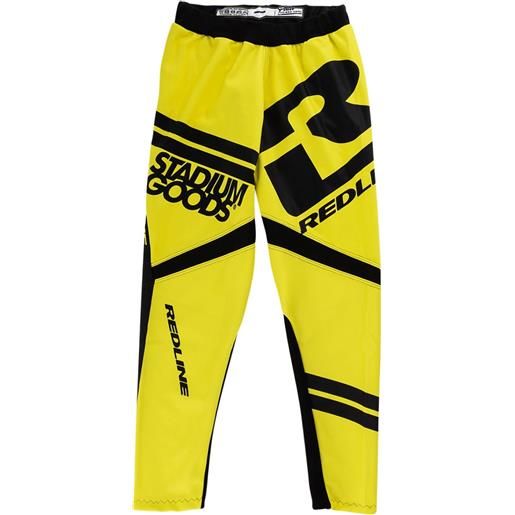 Redline pantaloni sportivi Redline x a$ap ferg x stadium goods race - giallo